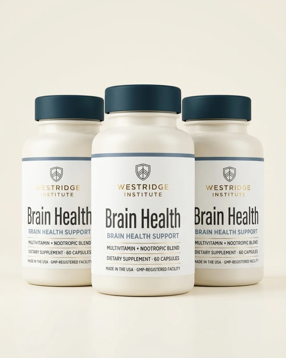 Brain Health Support 3-bottle supply