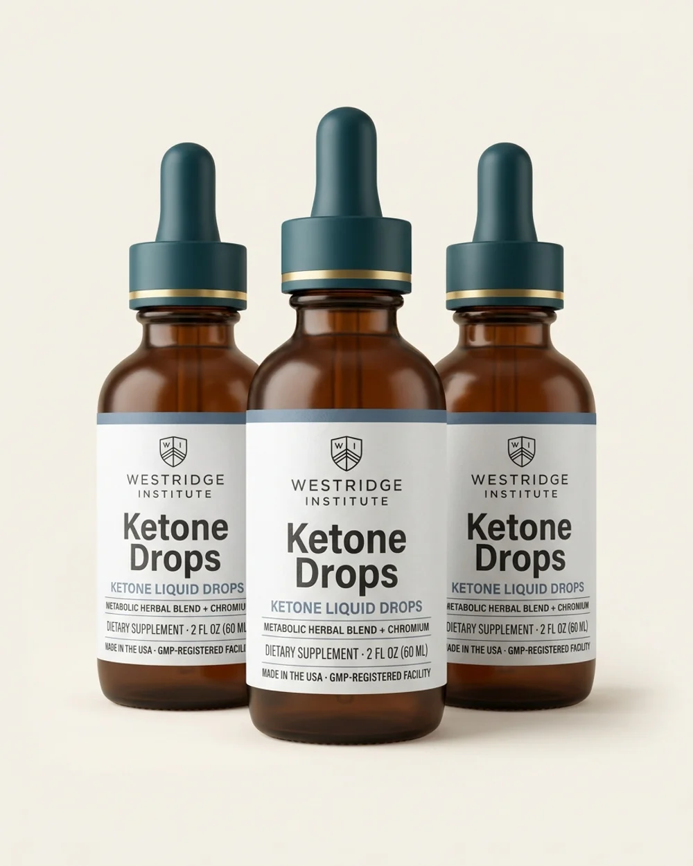 Ketone Drops 3-bottle supply