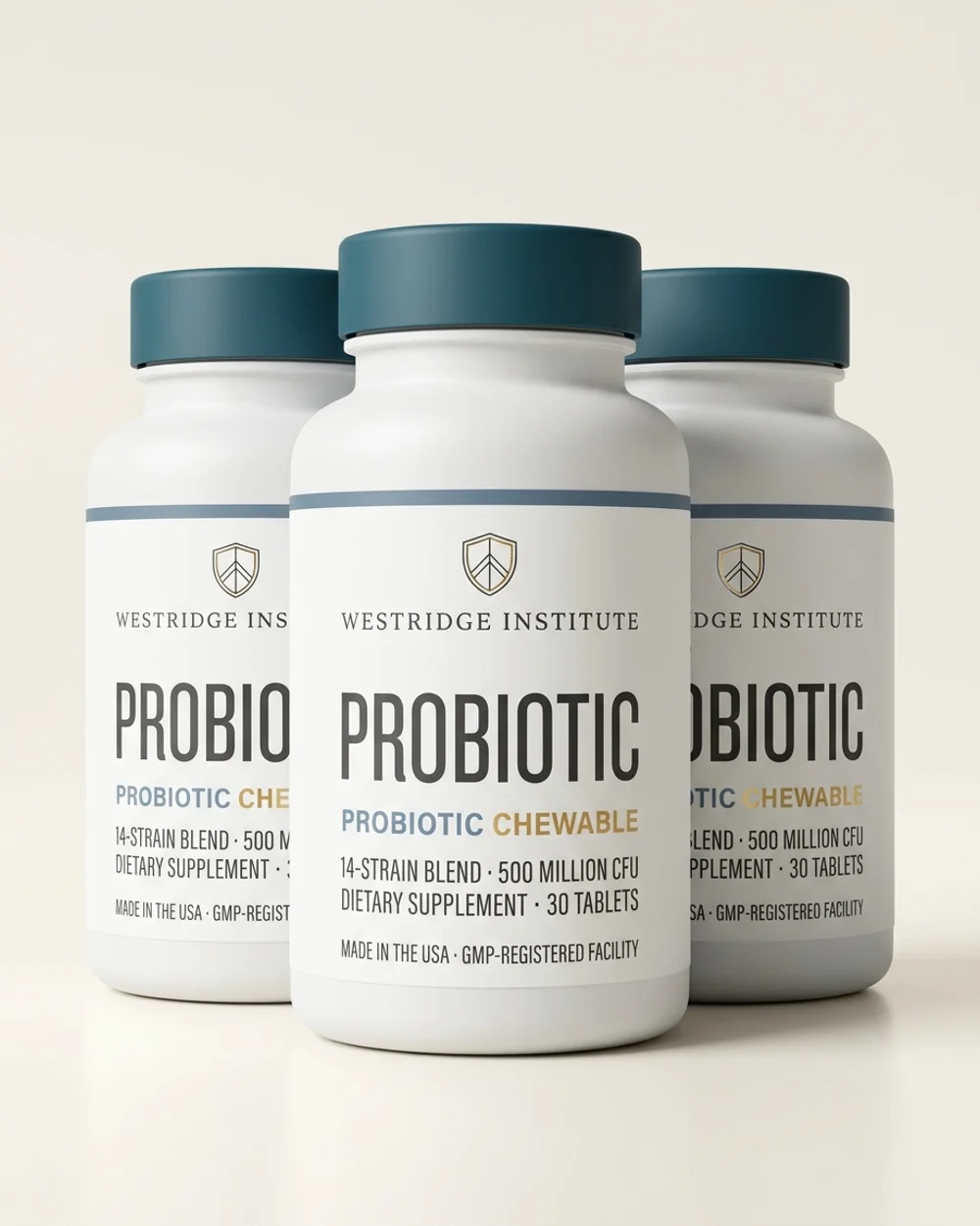 Probiotic Chewable 3-bottle supply
